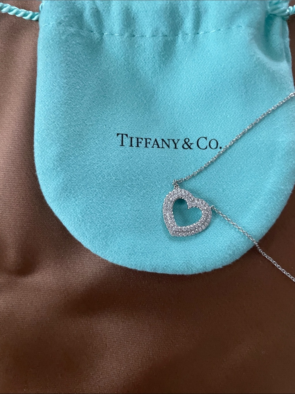 Authentic Tiffany & Co Diamond/Platinum necklace
